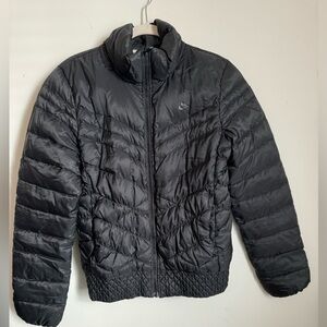 Black Quilted Puffer Jacket